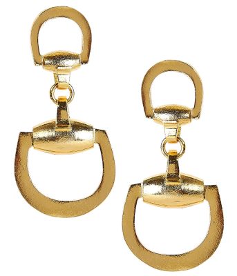 Horsebit - Gold Earrings