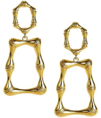 Jordan - Statement Bamboo - Earrings