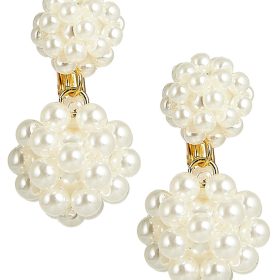 Kate Cluster Pearl Small - Earrings - Belle of  the Ball