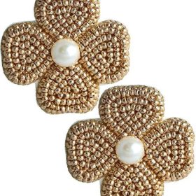 Kerry Beaded Clover Stud Earring