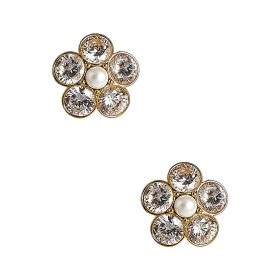 La Fleur - Rhinestone Cluster Stud - Amy Littleson Collection -