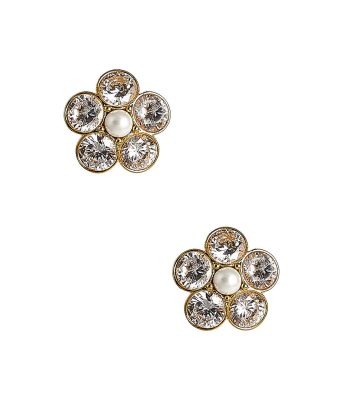 La Fleur - Rhinestone Cluster Stud - Amy Littleson Collection -