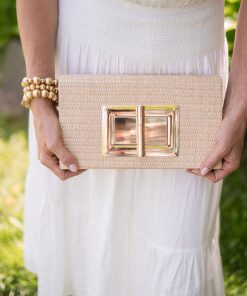 Lillian Clutch - Straw