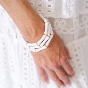 Lucy Bracelet Stack - 3 White