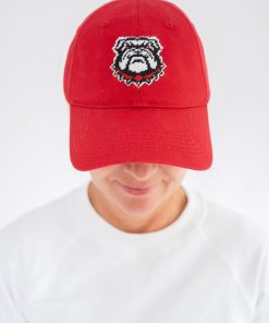 Needlepoint Baseball Hat - Bulldog