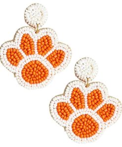 Orange Paw Print