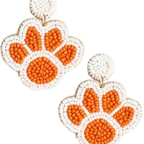 Orange Paw Print