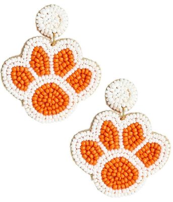 Orange Paw Print
