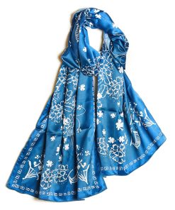 Pagoda - Silk Scarf - Large Rectangle Shape