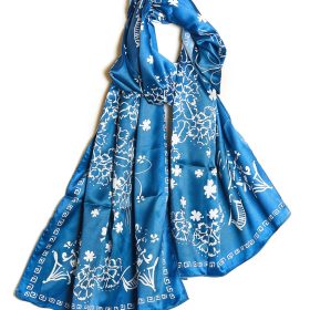 Pagoda - Silk Scarf - Large Rectangle Shape