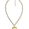 Sienna - Puffy Heart Necklace - 18k Gold Plated