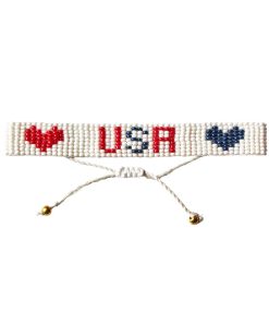 USA - Beaded Bracelet