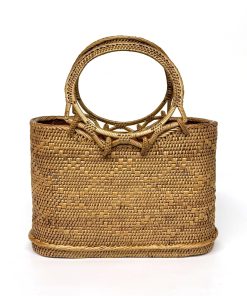 Lola- Circle Handle Bali Bag