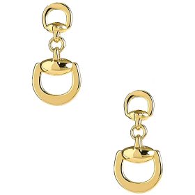Mini Horsebit - Gold Earring