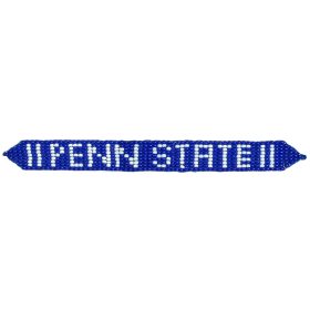 Penn State - Flat Adjustable Beaded Bracelet