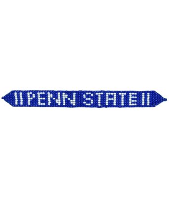 Penn State - Flat Adjustable Beaded Bracelet