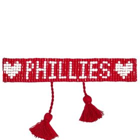 Phillies Beaded Bracelet
