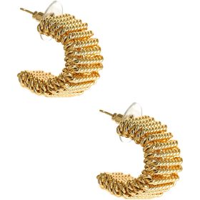 Piper - Statement Hoop - 18k Gold Plated