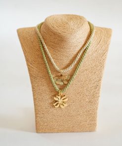 Rope Necklace with Charm
