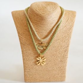 Rope Necklace with Charm