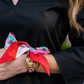 Scalloped Scarf Cuff - Wren