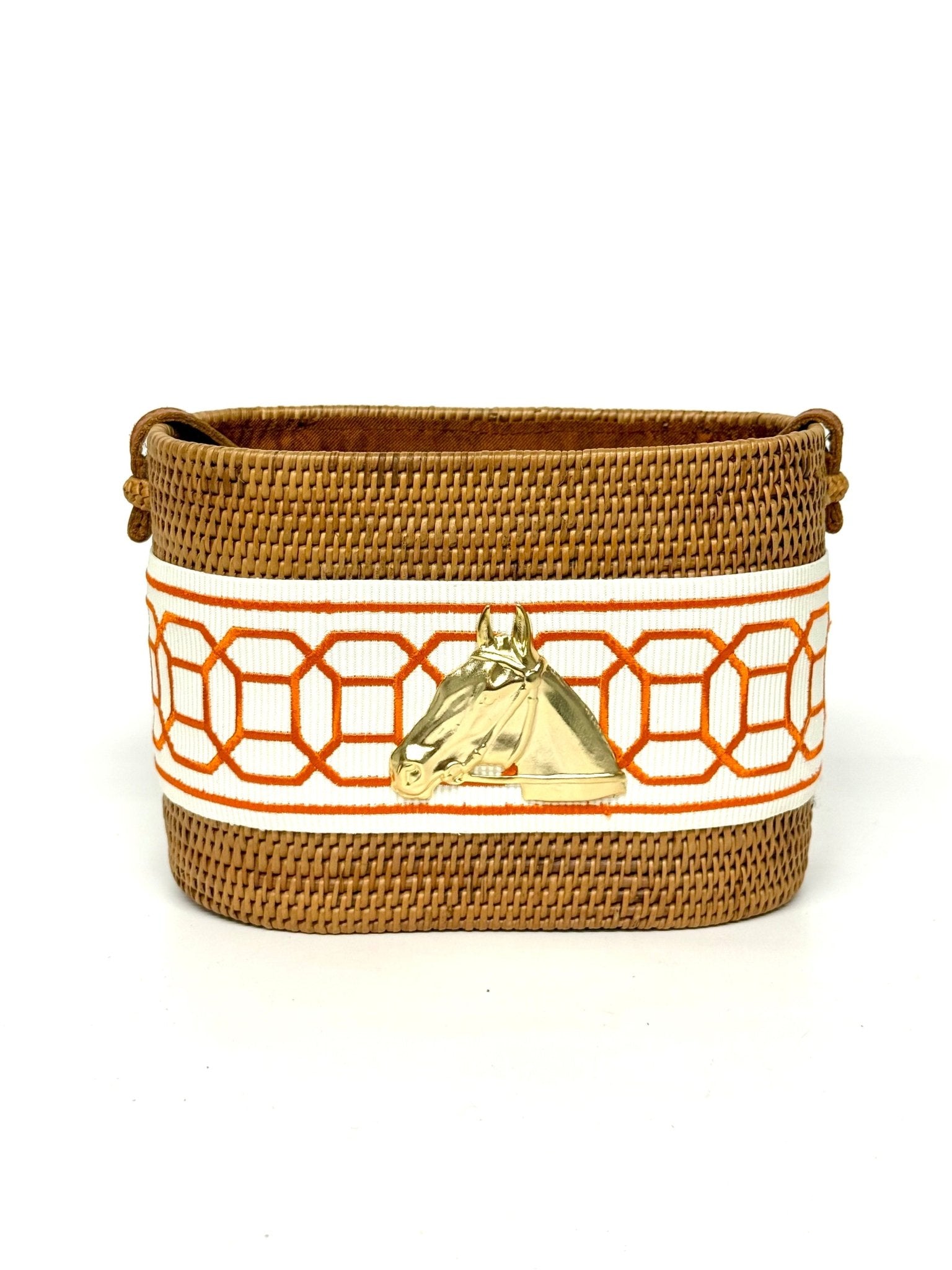 Small Charlotte - Orange Octagon Band - Horsehead - Image 2