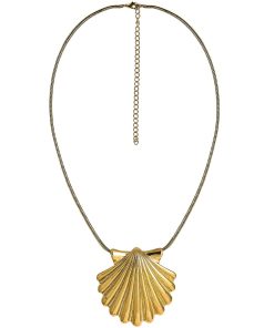 Sophie Scallop Shell Necklace - 18k Gold Plated - Teggy French Collection