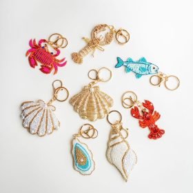 Spring Hand Beaded  - Key Chain - Bag Charm