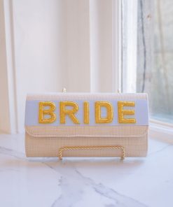 Straw Avery - Embroidered Applique - BRIDE