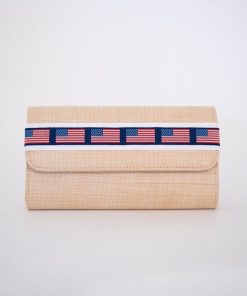 Straw Avery - White/Flag Layer
