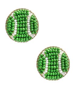 Tennis Studs - Fabric Backed Earrings