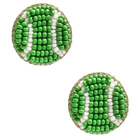 Tennis Studs - Fabric Backed Earrings