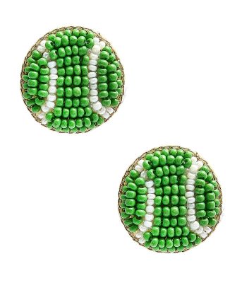 Tennis Studs - Fabric Backed Earrings