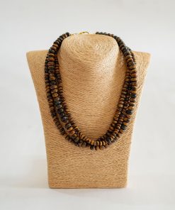 Tiger Eye Beaded Necklace