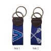 Villanova Lacrosse Needlepoint Key Chain