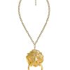 Vivi - Statement Doorknocker Statement Necklaces - 18k Plated Gold